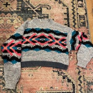 Free People Cropped Sweater